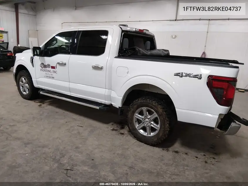 2024 FORD F-150 VIN 1FTFW3L82RKE04737 — фото 3