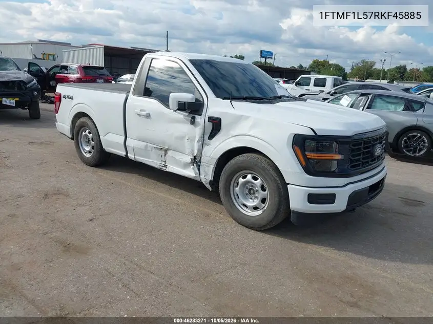 FORD F-150 2024, VIN 1FTMF1L57RKF45885