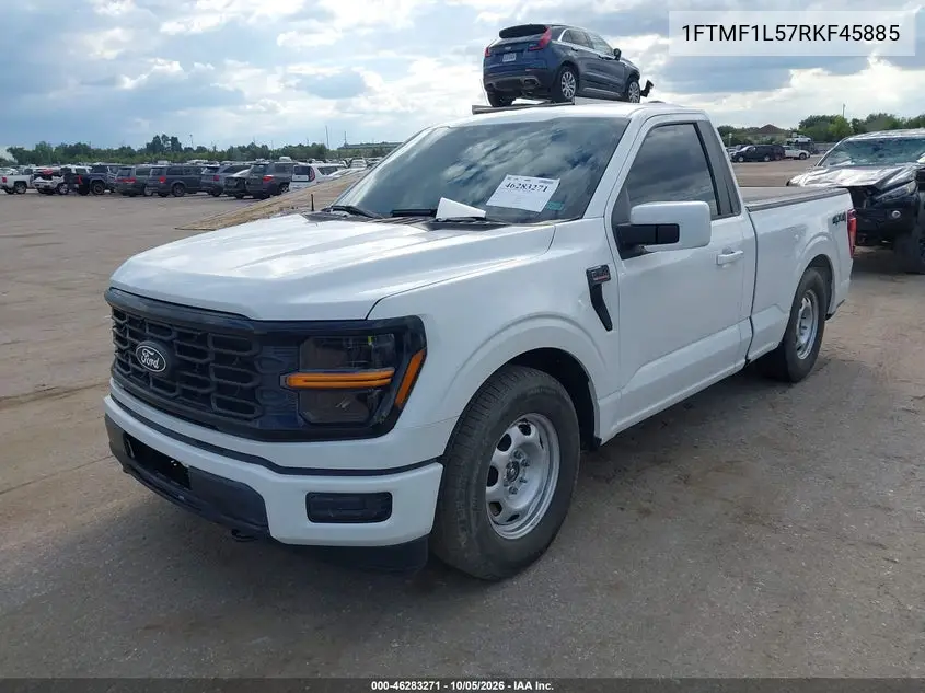 2024 FORD F-150 VIN 1FTMF1L57RKF45885 — фото 2