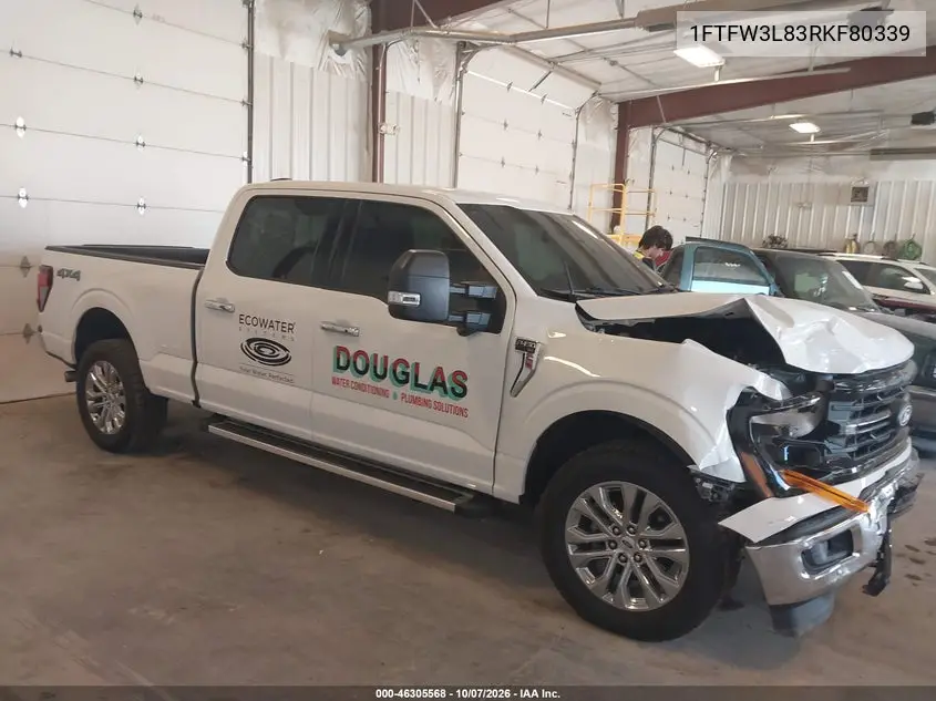 FORD F-150 2024, VIN 1FTFW3L83RKF80339