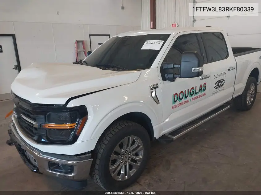 2024 FORD F-150 VIN 1FTFW3L83RKF80339 — фото 2