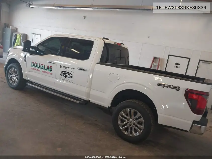 2024 FORD F-150 VIN 1FTFW3L83RKF80339 — фото 3