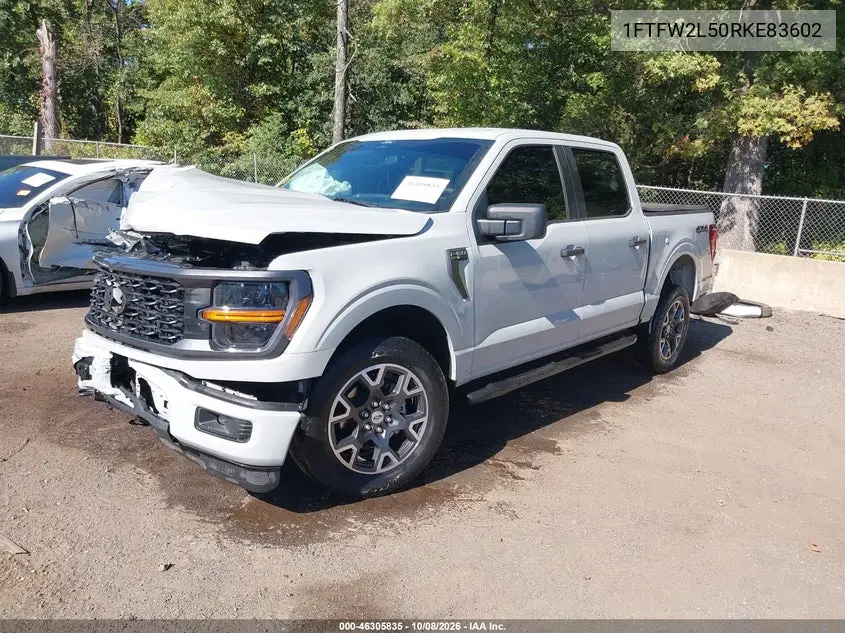 2024 FORD F-150 VIN 1FTFW2L50RKE83602 — фото 2
