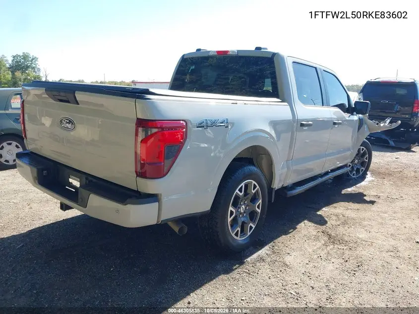 2024 FORD F-150 VIN 1FTFW2L50RKE83602 — фото 4