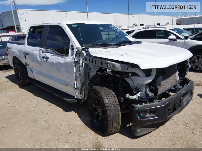FORD F-150 2024, VIN 1FTFW2L50RFB11539