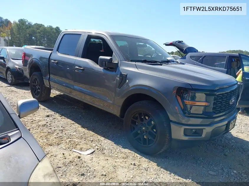 FORD F-150 2024, VIN 1FTFW2L5XRKD75651