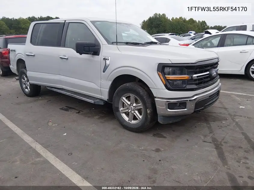 FORD F-150 2024, VIN 1FTFW3L55RKF54170