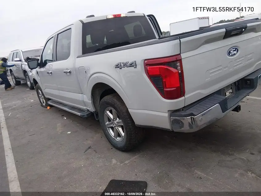 2024 FORD F-150 VIN 1FTFW3L55RKF54170 — фото 3