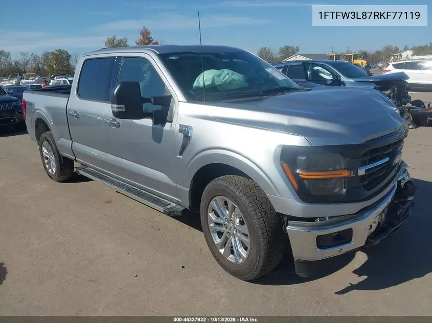 FORD F-150 2024, VIN 1FTFW3L87RKF77119