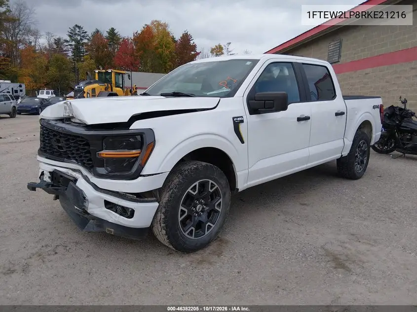 2024 FORD F-150 VIN 1FTEW2LP8RKE21216 — фото 2