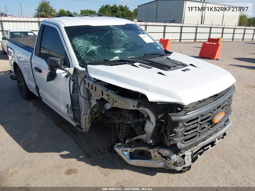 FORD F-150 2024, VIN 1FTMF1K52RKF21897