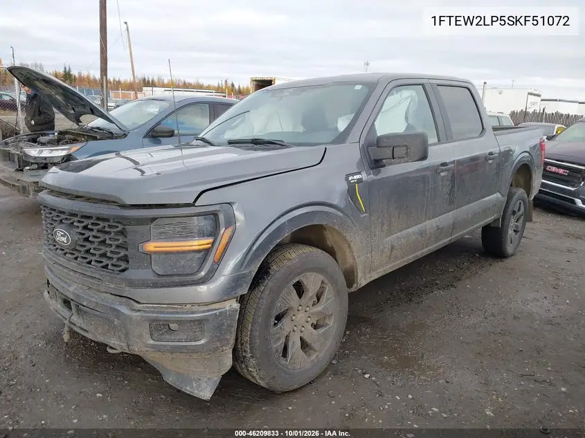 2025 FORD F-150 VIN 1FTEW2LP5SKF51072 — фото 2