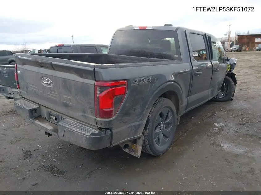 2025 FORD F-150 VIN 1FTEW2LP5SKF51072 — фото 4
