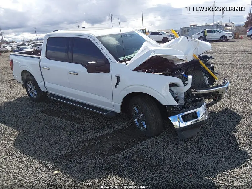 FORD F-150 2025, VIN 1FTEW3K82SKE88982