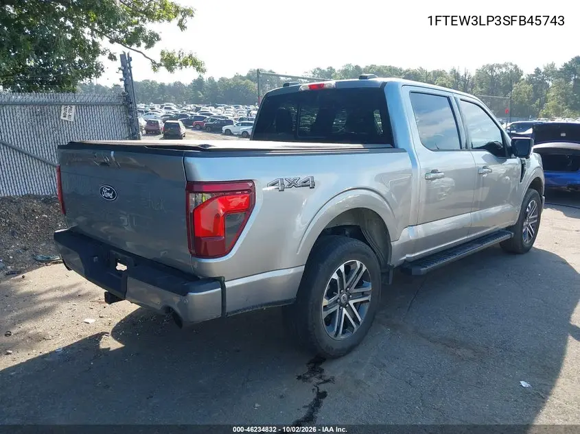 2025 FORD F-150 VIN 1FTEW3LP3SFB45743 — фото 4