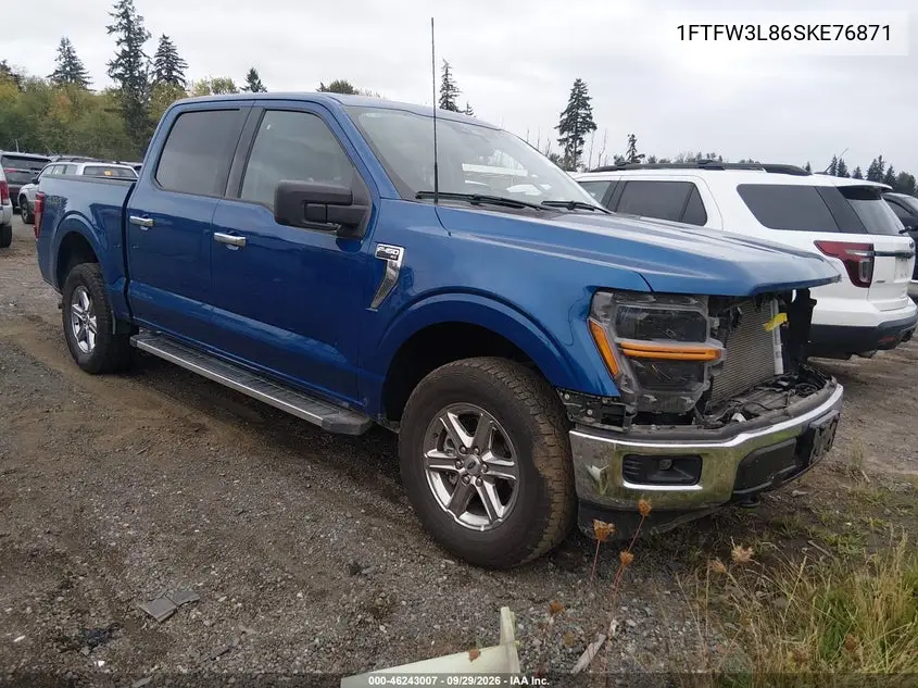 FORD F-150 2025, VIN 1FTFW3L86SKE76871