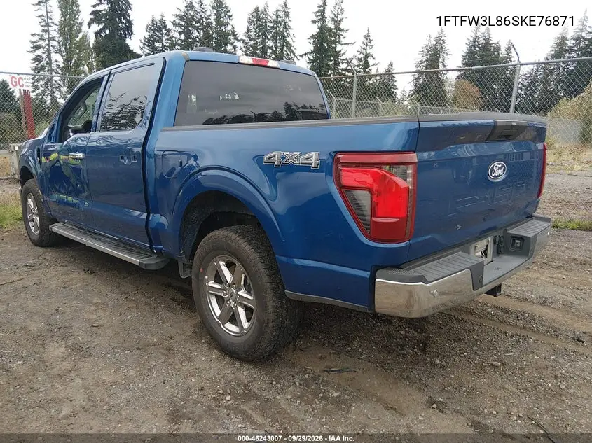 2025 FORD F-150 VIN 1FTFW3L86SKE76871 — фото 3