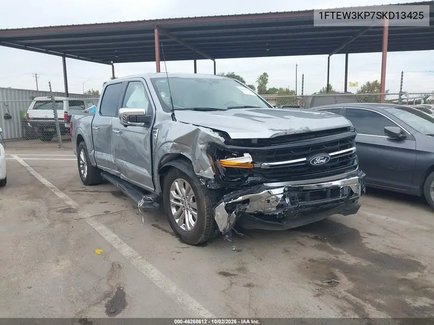 FORD F-150 2025, VIN 1FTEW3KP7SKD13425