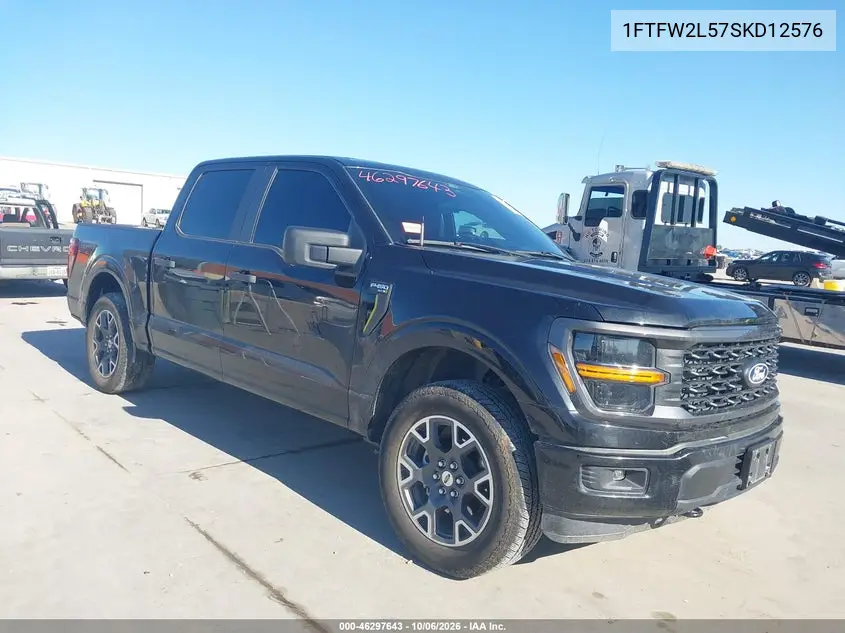 FORD F-150 2025, VIN 1FTFW2L57SKD12576