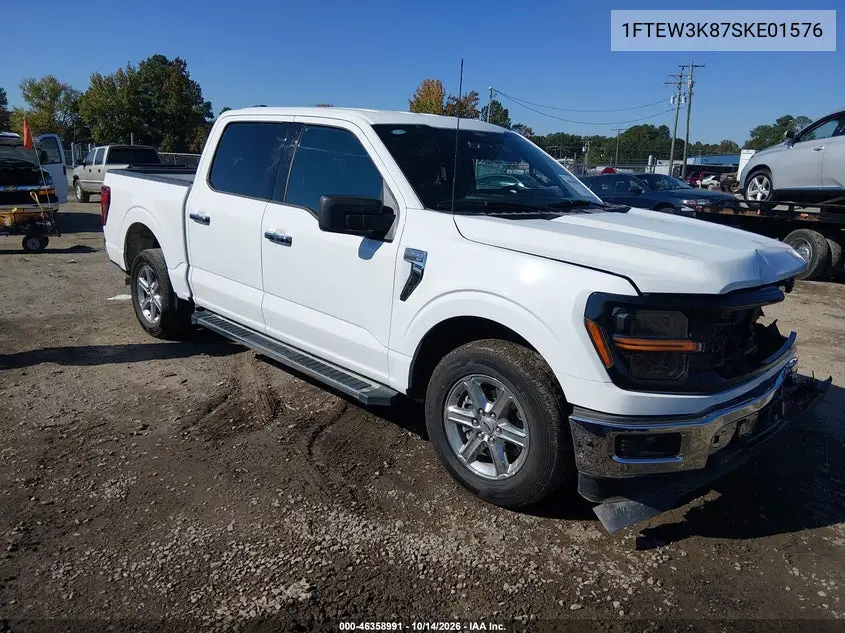 FORD F-150 2025, VIN 1FTEW3K87SKE01576