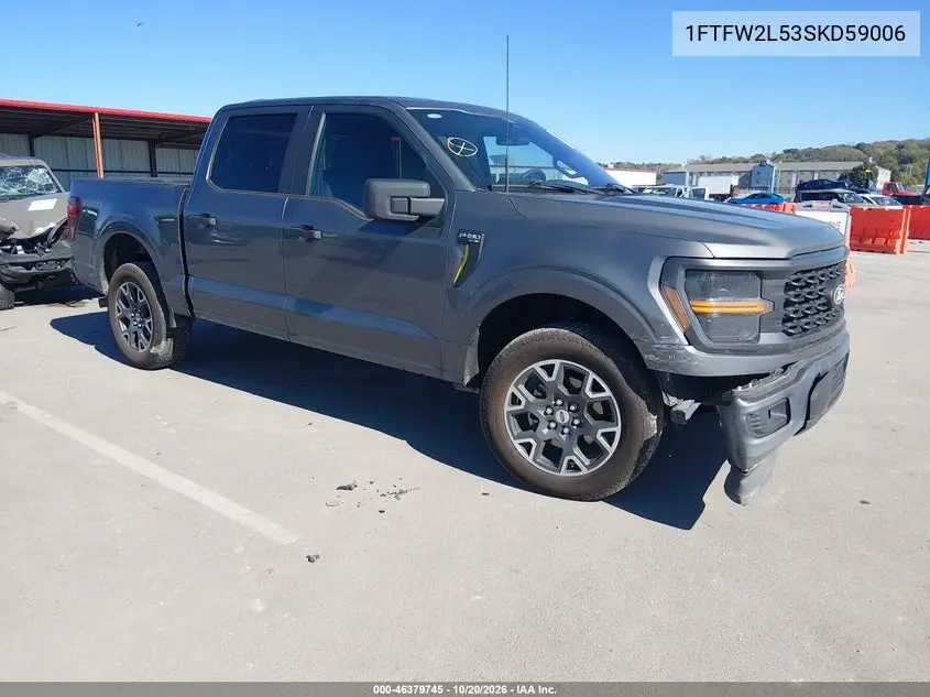 FORD F-150 2025, VIN 1FTFW2L53SKD59006