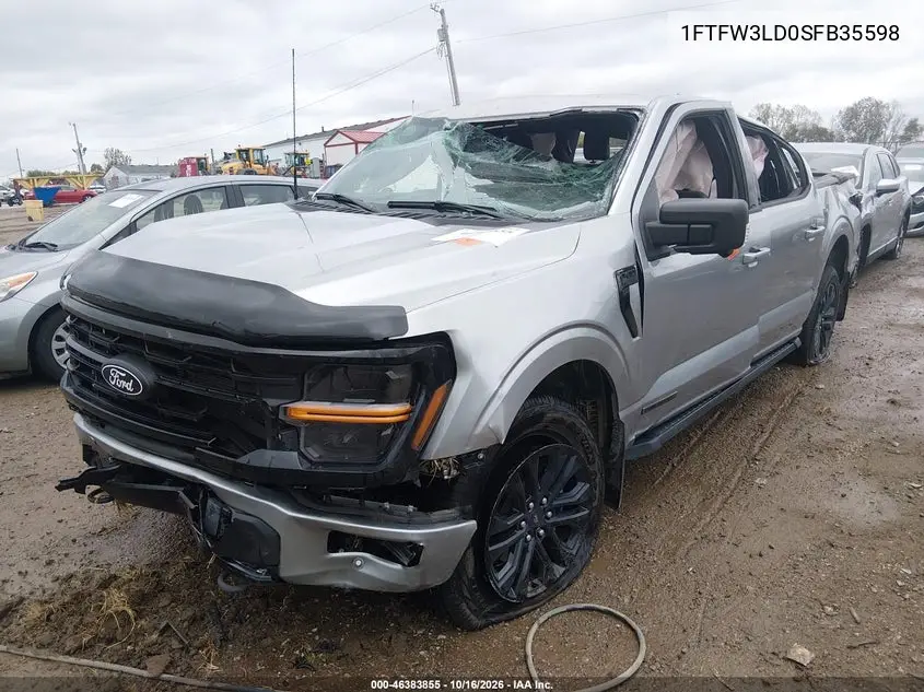 2025 FORD F-150 VIN 1FTFW3LD0SFB35598 — фото 2