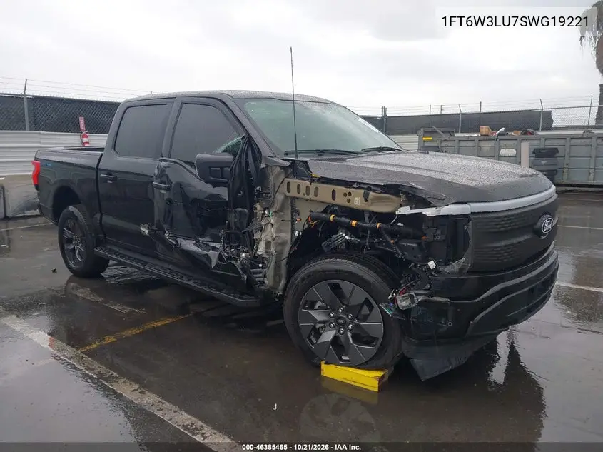 FORD F-150 2025, VIN 1FT6W3LU7SWG19221