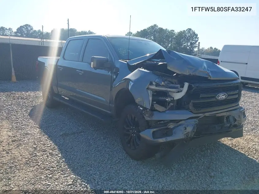 FORD F-150 2025, VIN 1FTFW5L80SFA33247