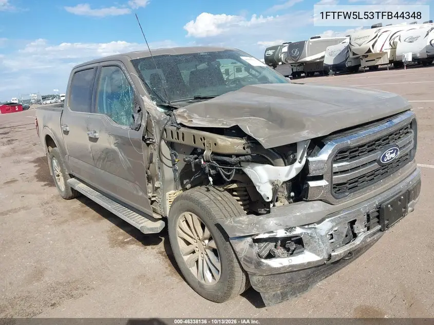 FORD F-150 2026, VIN 1FTFW5L53TFB44348