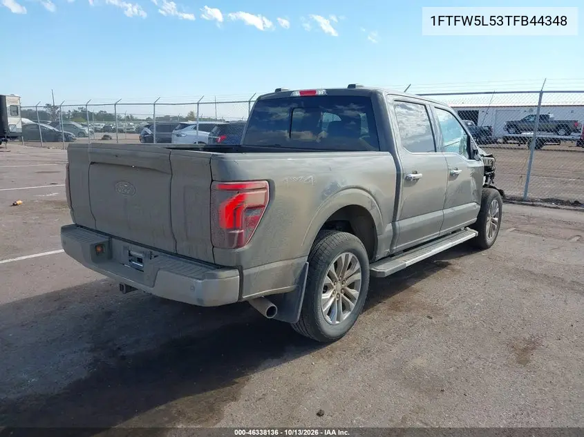 2026 FORD F-150 VIN 1FTFW5L53TFB44348 — фото 4
