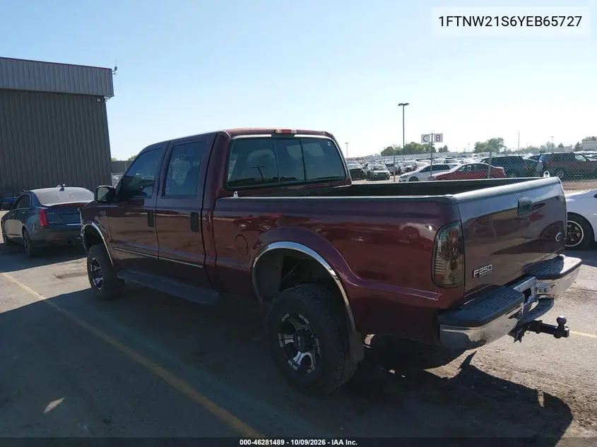 2000 FORD F250 VIN 1FTNW21S6YEB65727 — фото 3