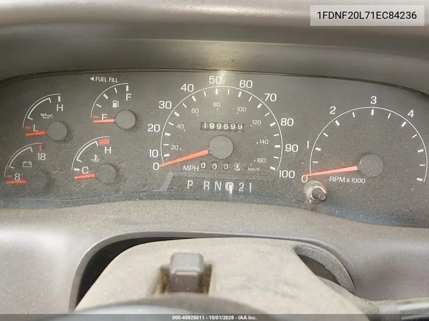 2001 FORD F250 VIN 1FDNF20L71EC84236 — фото 7
