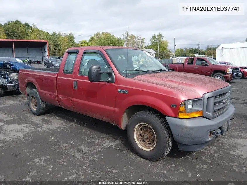 FORD F250 2001, VIN 1FTNX20LX1ED37741