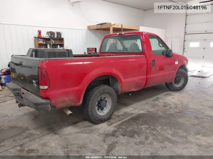 2001 FORD F250 VIN 1FTNF20L01EC48196 — фото 4