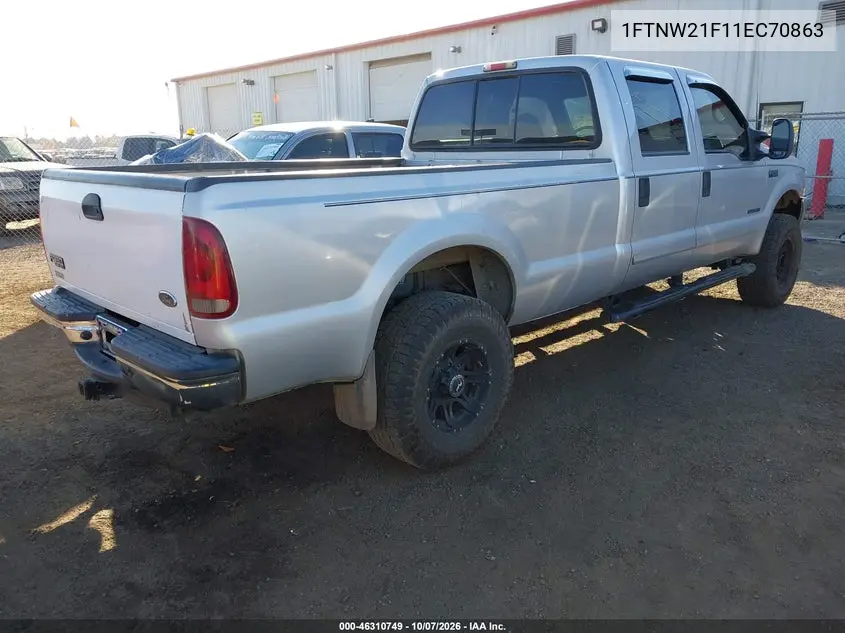 2001 FORD F250 VIN 1FTNW21F11EC70863 — фото 4