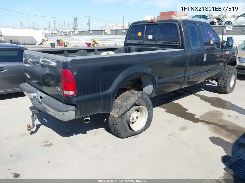 2001 FORD F250 VIN 1FTNX21S01EB77519 — фото 4