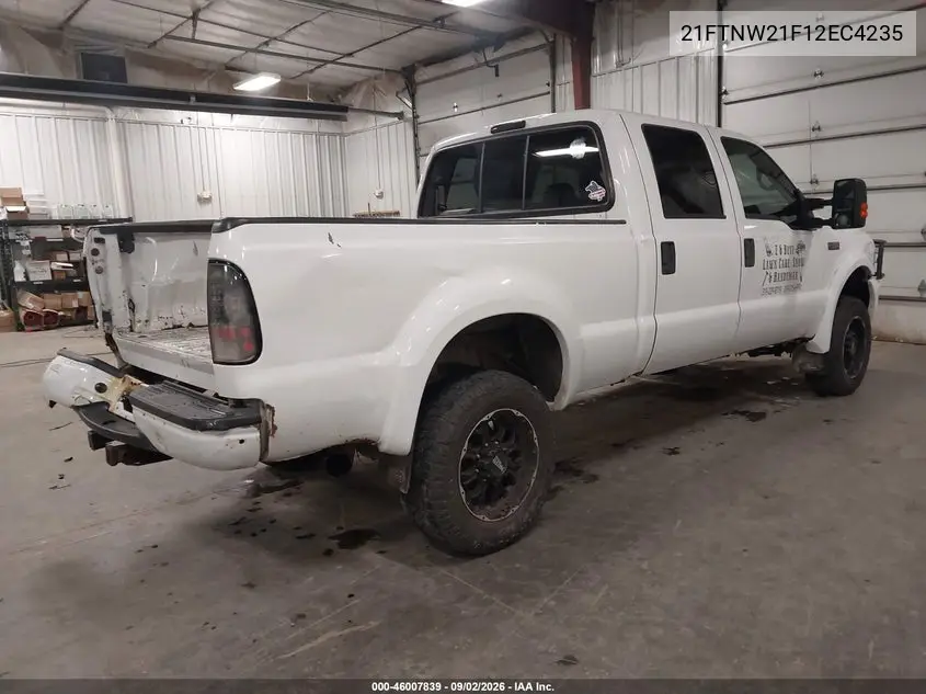 2002 FORD F250 VIN 1FTNW21F12EC42353 — фото 4