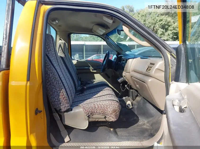 2004 FORD F250 VIN 1FTNF20L24ED34808 — фото 5