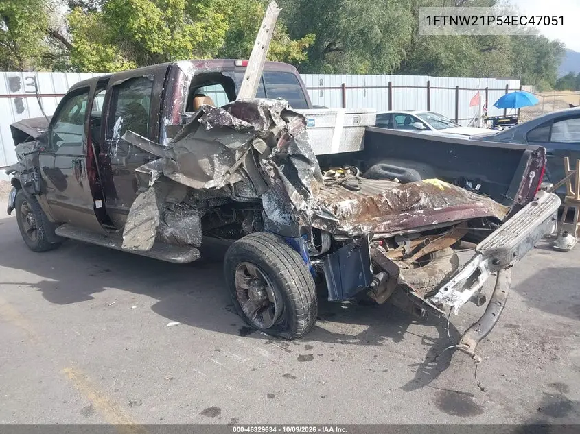 2004 FORD F250 VIN 1FTNW21P54EC47051 — фото 3
