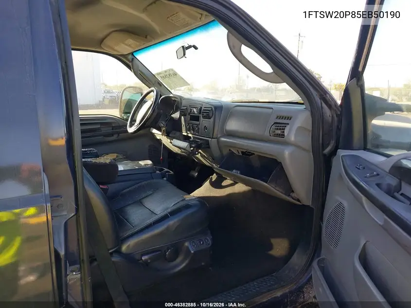 2005 FORD F250 VIN 1FTSW20P85EB50190 — фото 5
