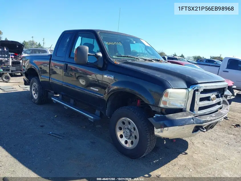 FORD F250 2006, VIN 1FTSX21P56EB98968