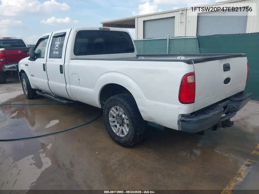 2007 FORD F250 VIN 1FTSW20P47EB21756 — фото 3