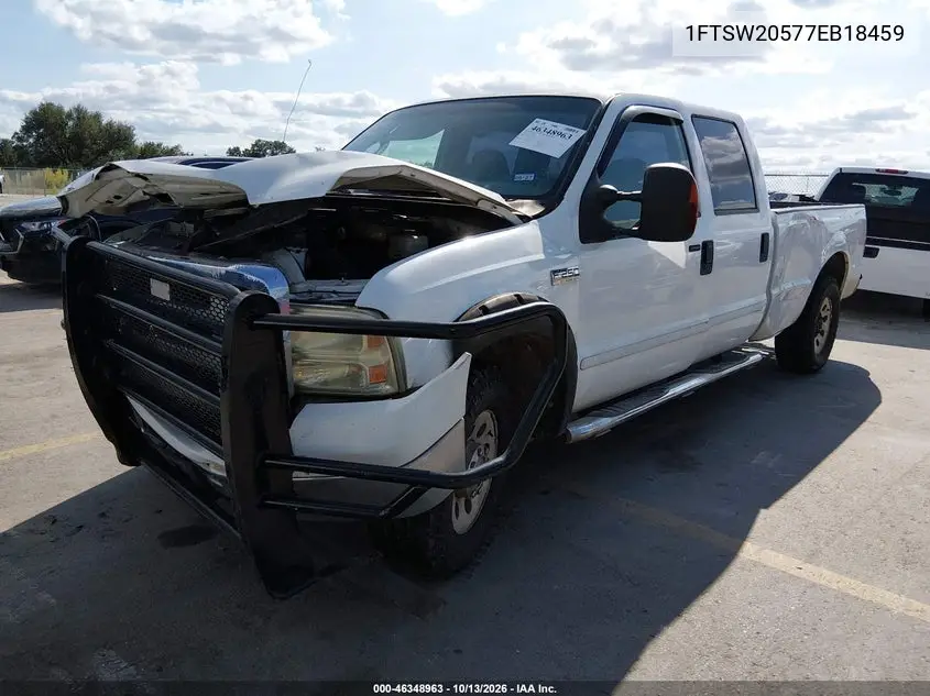 2007 FORD F250 VIN 1FTSW20577EB18459 — фото 2