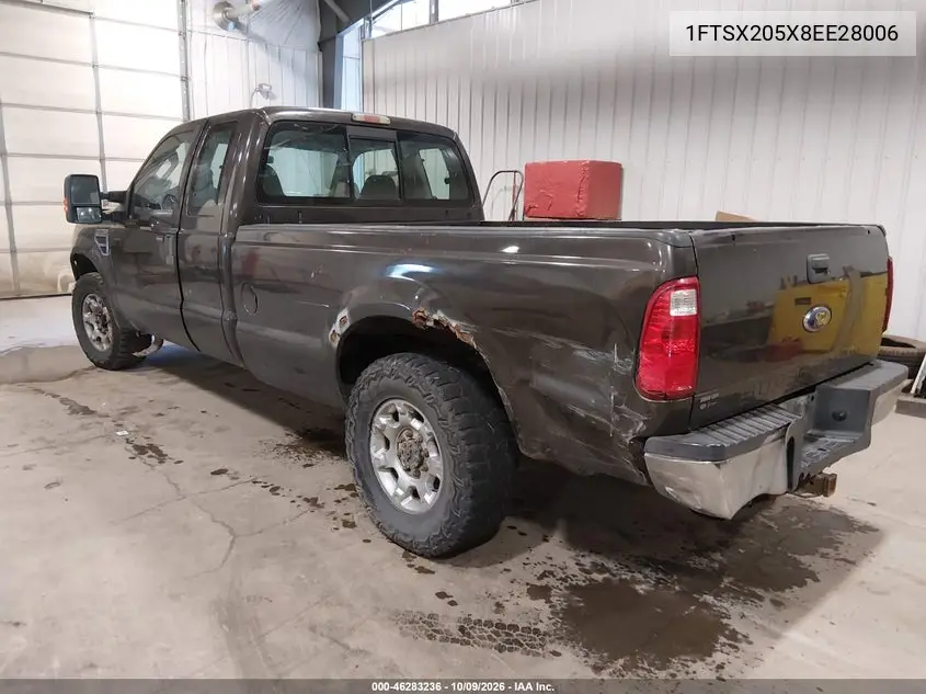 2008 FORD F250 VIN 1FTSX205X8EE28006 — фото 3