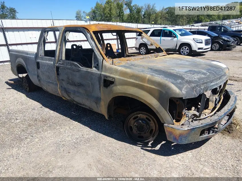 FORD F250 2008, VIN 1FTSW21Y98ED41287