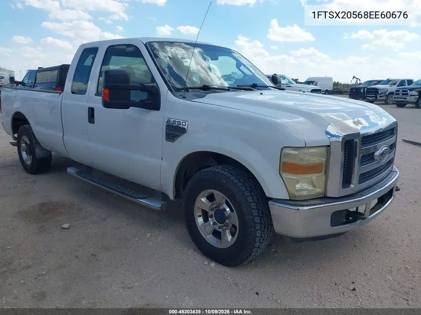 FORD F250 2008, VIN 1FTSX20568EE60676