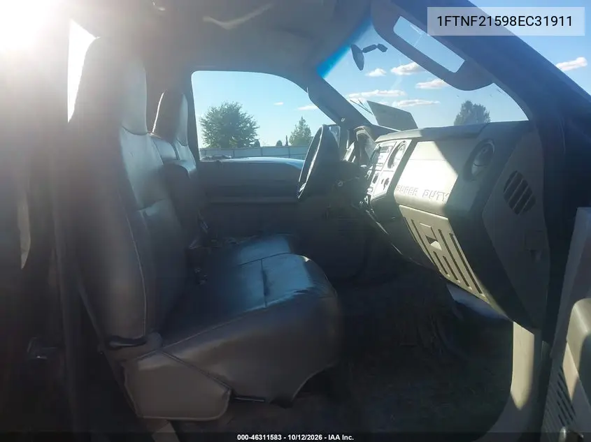 2008 FORD F250 VIN 1FTNF21598EC31911 — фото 5