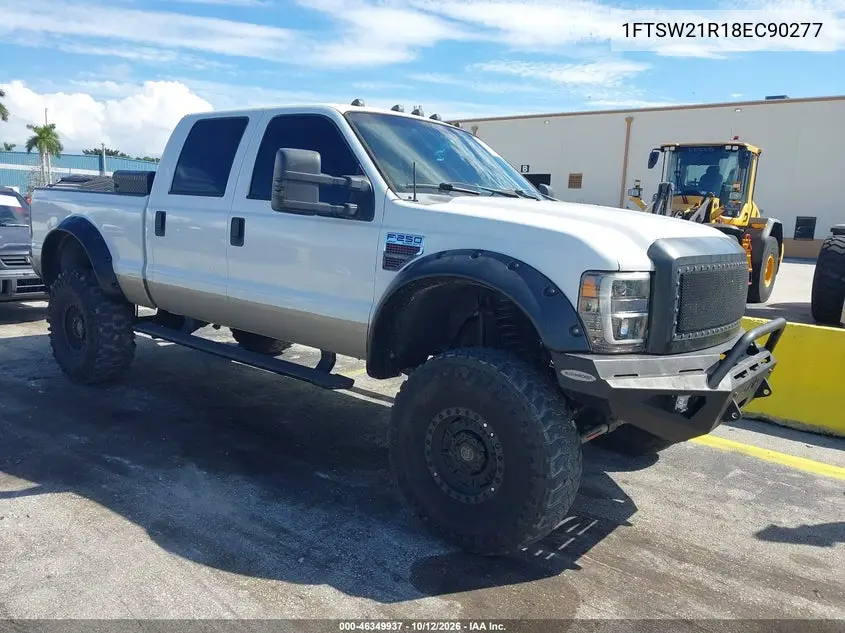 FORD F250 2008, VIN 1FTSW21R18EC90277