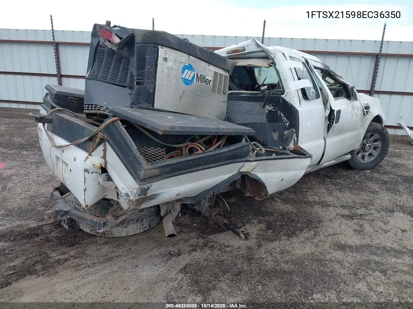2008 FORD F250 VIN 1FTSX21598EC36350 — фото 4
