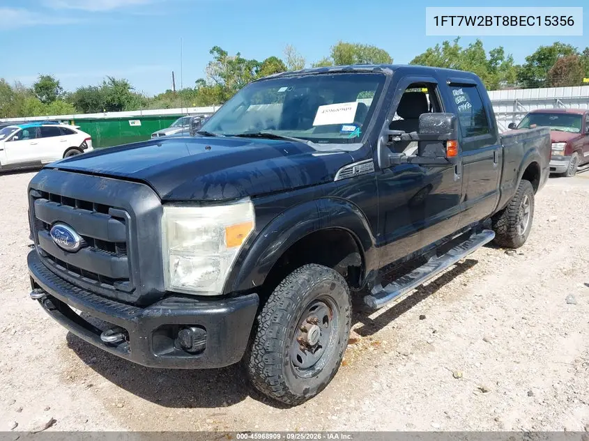 2011 FORD F250 VIN 1FT7W2BT8BEC15356 — фото 2
